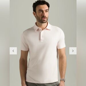 Men’s classic Polo Shirt light pink size XL